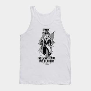 Mr. Leather Gay LGBT Vintage Retro Tank Top